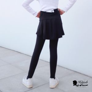 Hitjab - Legging Rok Slip On Sport Bawahan Olahraga Wanita Tennis Padel Yoga Dance Gym Padel 3-0060