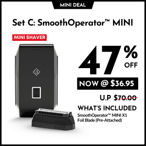 Ubersuave SmoothOperator PRO | All-In-One Face Body & Groin Electric Shaver | Smooth Operator