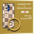 Back Cover bracelet Phone Case For Alcatel 3 2019 Dirt-resistant funny Waterproof soft case Anti-knock Cartoon cute ring. 