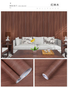 60x200cm Luxury Wood Design Wallpaper for Cabinet Cupboard Table Desk Wardrobe Wall Simplist Home Decoration Self Adhesive Sticker Waterproof DIY Furniture Sticker Wrapper for Box