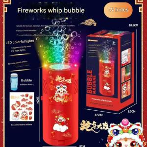 Porous light fully automatic bubble machine/fireworks bubble machine/party atmosphere equipment