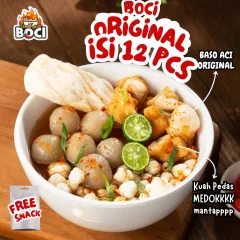 Paket Uenak 7 Pcs - Semangkok Boci Baso aci isi Tetelan Mercon 7