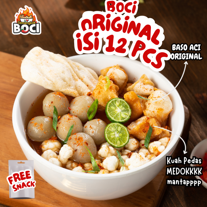 Paket Reseller 12 Pcs - Semangkok Boci Baso Aci Paket 12 Pcs