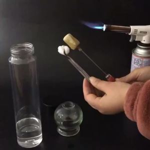 拔火罐专用酒精点火棒拔罐用工具拔罐火把防烫手烧不焦火把点火棒Cawan batang pencucuhan alkohol khas alat cupping obor cupping anti-pembakaran obor tidak terik batang pencucuhan