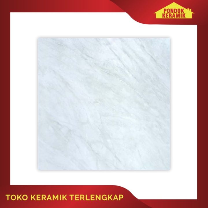 Keramik Lantai Asia 40x40 Madison Grey Keramik Motif marble Abu Abu - I