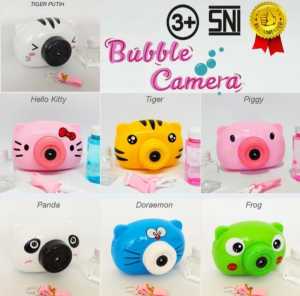 Mainan Anak Gelembung Busa Bubble Camera Karakter Electric
