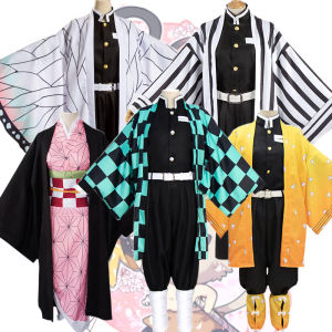 Anime Demon Slayer Costume: Kimetsu No Yaiba Cosplay Uniform Sets
