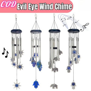 Blue Evil Eye Sun Wind Chime Door Hanging Craft Pendant Retro Home Decoration Sun Eye