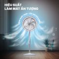 Quạt đứng ASIA VINA TURBO DECOR VY659991 - Công suất 110W - XÁM - Hàng chính hãng ASIA Việt Nam. 