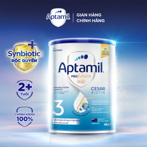 Sữa bột Aptamil Profutura Kid Cesarbiotik New Zealand số 3 - Synbiotic độc quyền dành cho bé từ 2 đến 6 tuổi