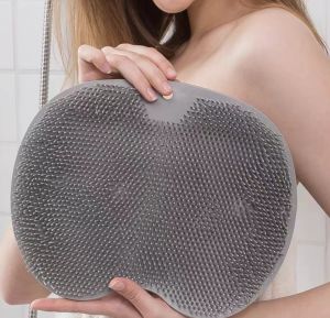 Massage Bath Brush Pad Clean Feet Scrub Pad Silicone Massage Brush Pad Suitable For Bathroom Foot Massager