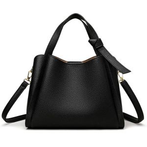 Versatile Bucket Shoulder Bags Women Luxury Designer PU Leather Messenger Crossbody Bags Ladies Casual Solid Color Purse Handbag2026