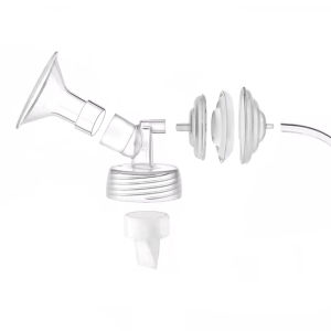 Wideneck Breast Shield with Valve 15/17/19/21MM Duckbill Valve Wearable Breast Pump Accessories Wide Neck Breastshield Replacement Part Compatible with Cimilre/Spectra/Maymom (19mm)
