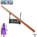 Mô hình sưu tầm One Piece Đô Đốc Hải Quân Hổ Tím Fujitora Issho gậy kiếm. 