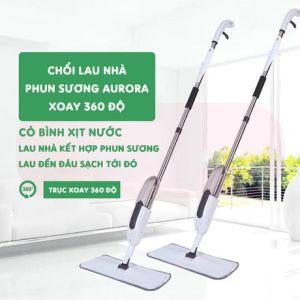 CÂY LAU NHÀ PHUN SƯƠNG TỰ VẮT CÓ BÌNH XỊT TỰ ĐỘNG THÔNG MINH XOAY 360 ĐỘ SIÊU SẠCH MỌI NGÓC NGÁCH - CÁN DÀI 40CM