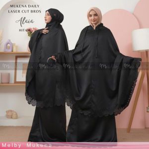 Mukena Dewasa Silky Daily Laser Cut Bros 2in1 Alaia