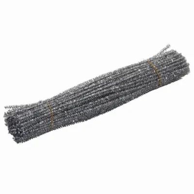 Dawai bulu kilat +-100pcs 30cm/dawai bunga/dawai ikat telur/Kids DIY Handmade Creative Dawai Colour kilat DIY毛根