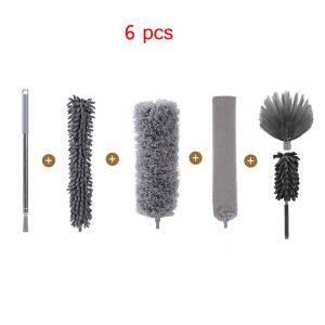Alat Pembersih Rumah / Kemoceng Bulu Microfiber Gagang Panjang / Kemoceng Adjustable