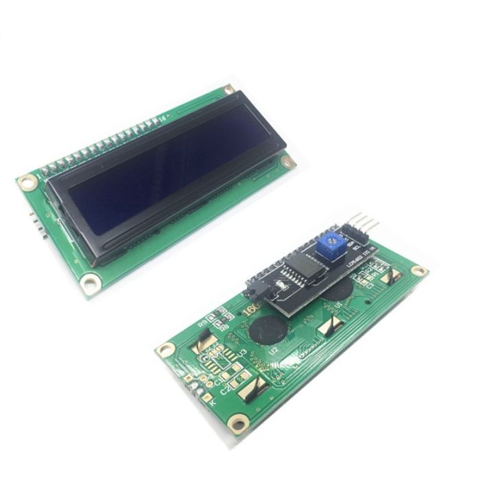 lcd1602-i2c-lcd-display-module-16x2-karakter-lcd-pcf-85... COD 】 baoqingli0370336 Lcd1602i2c Lcd 1602 Module Blue Screen Pcf8574 ...