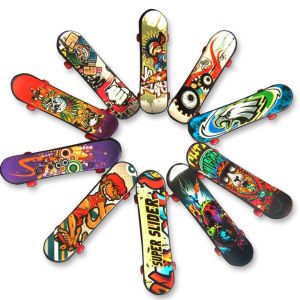 MKEB DIY Maple Wooden Fingerboard 5-Layer Finger Skate Scooter Metal Bracket Bearing Wheel Professional Mini Deck Stunt Toy for Boys