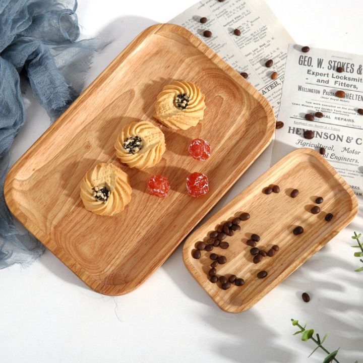 Khay gỗ sồi tự nhiên hình chữ nhật sơn phủ của Nhật | Lazada.vn