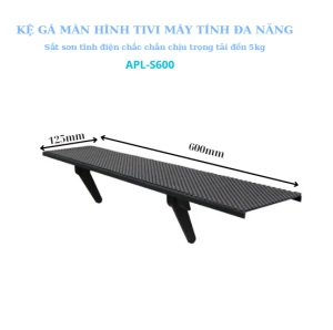 Kệgiá để đồ thông minh gác lên màn hình Tivi máy tính chịu được lực từ 3 kg đến 7 kg tùy vào kích thước của sản phẩm