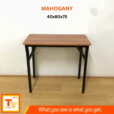 FOLDABLE TABLE - DINING TABLE / OFFICE TABLE / STUDY TABLE (MAHOGANY)