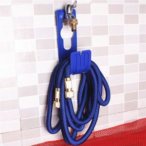 OKDEALS01 4Pcs Durable Garden Hose Holder Space-Saving Wall Mounted Water Pipe Hook Anti-Abrasion Sturdy Water Pipe Rack Hose Accessories
