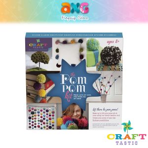 Craft Tastic DIY Pom Pom Handcraft Kit Children Art & Crafts Fun Education Creative Kindergarten CTE43