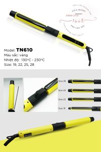 Máy uốn tóc xoăn lọn hàn quốc chuẩn salon tóc uốn xoăn lọn cảm ứng vàng phủ gốm cao cấp Ceramic bảo vệ tóc