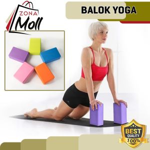 <BISA COD> BALOK YOGA BRICK SENAM LANTAI ALAT PERLENGKAPAN UNTUK KEBUGARAN