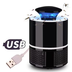 Portable UV Mosquito Killer Lamp USB Powered Bedroom Insect Catcher Nyamuk Device Night Light Household Bug Zapper