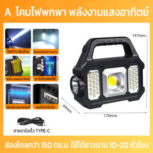 【NEOBEE】ไฟฉาย ไฟฉายแรงสูง LED COB 6ระดับ ไฟฉายเดินป่า ไฟฉายมือถือ แบบพกพา รุ่น NB-YD-2205