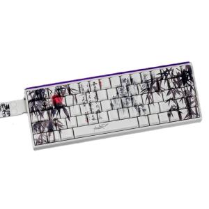Original Profile Keycaps PBT Dyes Sublimations Side Printed With Bamboos Forest Keycaps For 60% 68% Keyboards
