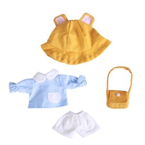 MAOMEI STUDIO Tai Gấu Thỏ Quần áo búp bê ob11 Mẫu giáo Mũ ngư dân Trang phục búp bê BJD Phụ kiện búp bê Thủ công Đồng phục học sinh obitsu11 GSC YMY
