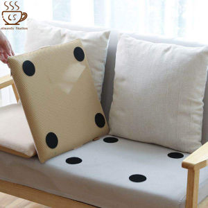 6Pcs Anti-slip Sofa Frame Cover Pad Self Adhesive Velcro DotSheet Non-slip MatDouble-sided Fixed Velcro TapeSheets Tablecloth Sofa Carpet Anti-skid Holder