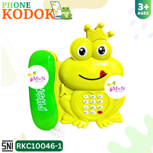 MwnToys Mainan Telepon Phone Frog Kodok Musik Suara RKC10046-1