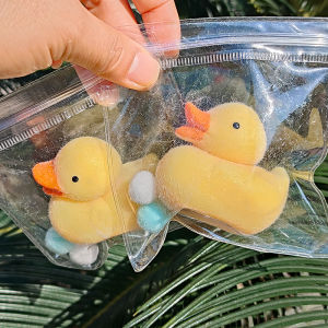 YF Cute Simulation Little Yellow Duck Squishy Toy Soft Slow Rebound Stress Relief Fidget Toys Kids Gift FY