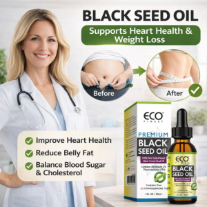 Turkish Black Seed Oil 100% Pure Organic Cold Pressed Natural Oil Drops Reduce Visceral Fat Support Health