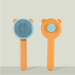 หวีกำจัดขนน้องแมวน้องหมา หวีนวดและกำจัดขนรูปกระต่าย หวีสำหรับแมว หมา สัตว์เลี้ยง  ทำความสะอาดง่าย พร้อมส่ง