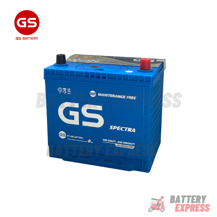 GS Battery Spectra 1SMF / 75D23L Maintenance Free Premium Car Battery