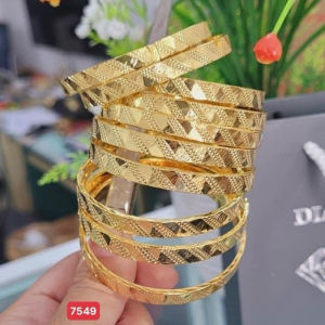 {loại 1} Vòng tay khoá lưỡi gà bản vuông 6ly bền màu Kami trang sức sỉ VCV6L
