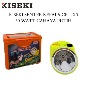 Kiseki Senter Kepala Selam CK - X3 30 Watt Headlamp Tahan Air Super Terang [Free Kaca Mata Renang]