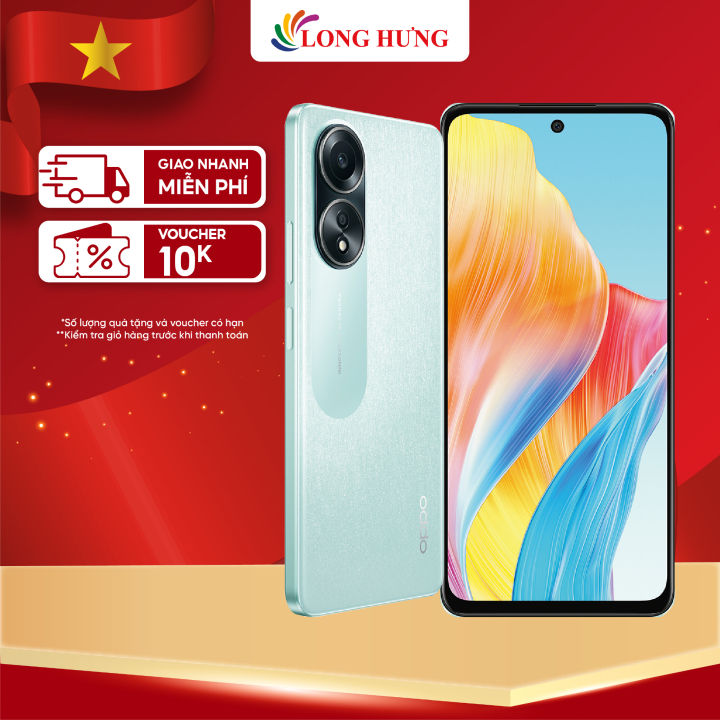Điện thoại Oppo A58 (6GB/128GB) - Hàng chính hãng - Màn hình IPS LCD, độ phân giải cao, hiệu năng ổn định