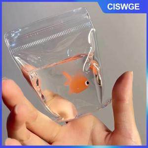 CISWGE Sáng tạo mới lạ trong suốt Kawaii ít cá vàng Túi bóp Pinch Cá Hề đồ chơi người lớn giảm căng thẳng Đồ chơi trẻ em Quà tặng