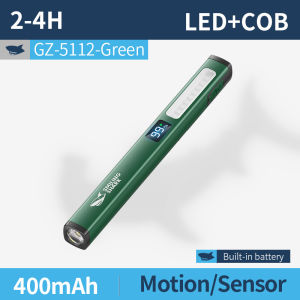 SMILING SHARK GZ5112 LED Flashlight 6Mode Magnetic Work Light With COB Sidelight Bring ClipType-c Rechargeable Torch Light Waterproof Outdoor Lighting