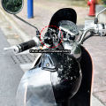 Bostar Universal Motorcycle Helmet Lock Anti-Theft Helmet Security Lock Metal 22mm-26mm Black with 2 Keys Set. 