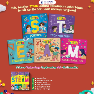 (Isi 5 Buku) Buku Anak Ensiklopedia Cerita STEAM Eksperimen Sains Interaktif Pengetahuan Anak SD By Fajriatun Nur Ziyadbooks