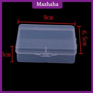 Mazhaha กล่องพลาสติกใสอเนกประสงค์ขนาด9ซม. x 6.5ซม. x 3ซม.