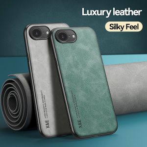 Luxury Leather Funda For iPhone 16e Phone Case Soft Silicone Car Magnetic Back Cover iPhone 16 e iPhone16e 2025 Shockproof Coque